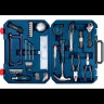 تشكيله من المعدات اليدويه + سنون مفكات + لقم 108 قطعه BOSCH