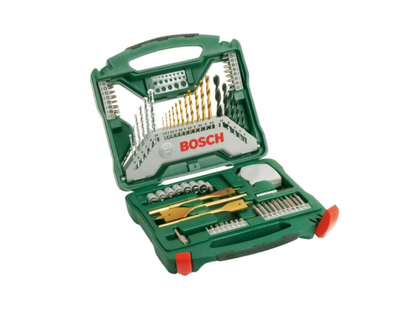 تشكيله من البنط و اللقم و سنون المفكات 70 قطعه BOSCH
