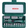 تشكيله من سنون المفكات و اللقم 46 قطعه +مفك BOSCH