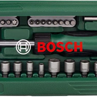 تشكيله من سنون المفكات و اللقم 46 قطعه +مفك BOSCH