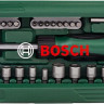 تشكيله من سنون المفكات و اللقم 46 قطعه +مفك BOSCH