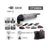 (CT16004-BM) صاروخ متعدد الاغراض320 واط 13 قطعة اكسسوار شنطة بلاستيك CROWN
