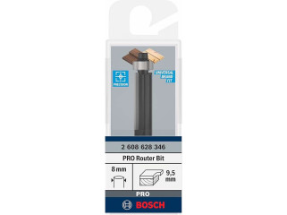 بنطة راوتر لتشذيب الرقائق قطر 9.5مم- كعب 8 -اجمالي الطول 68 مم BOSCH