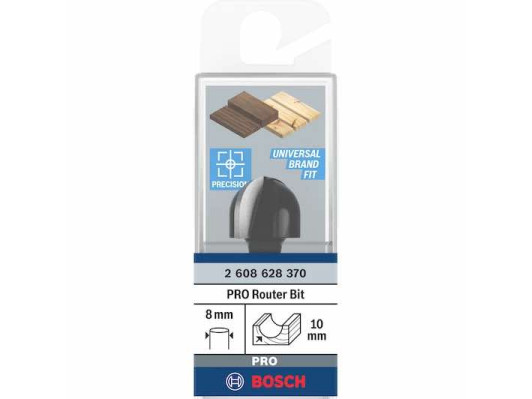 بنطة راوتر لتخديد التجاويف الدائريه 20 مم-كعب 8- اجمالي الطول 46 مم BOSCH
