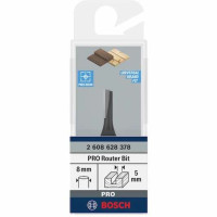 بنطة راوتر للتجاويف المستقيمه قطر 5 مم- كعب 8 - اجمالي الطول 51 مم BOSCH