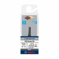 بنطة راوتر للتجاويف المستقيمه قطر 6 مم-كعب 8 - اجمالي الطول 48 مم BOSCH