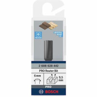 بنطة راوتر للتجاويف المستقيمه قطر 9.5 مم-كعب 6 - اجمالي الطول 51 مم BOSCH