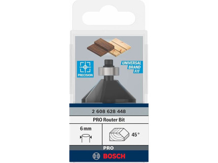 بنطة راوتر لشطف الحواف قطر 34.9 مم-كعب 6 - اجمالي الطول 56 مم BOSCH