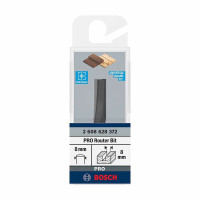 بنطة راوتر للتجاويف المستقيمه قطر 8 مم - كعب8 - اجمالي الطول 56 مم BOSCH