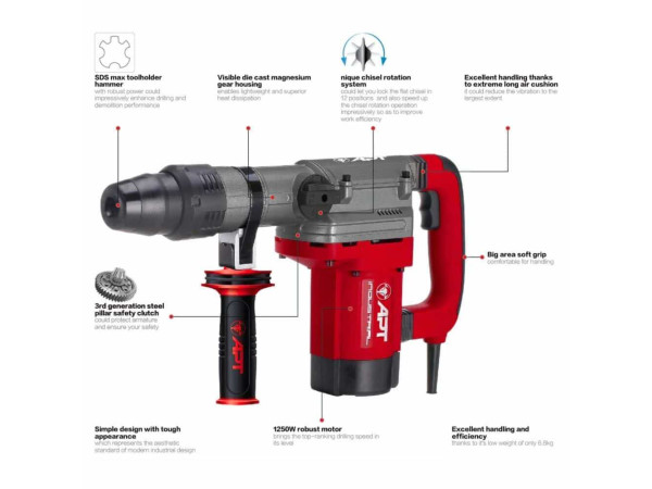 Z1C-DW-40D3 شاكوش تخريم و تكسير ماكس 40مم 1250 وات