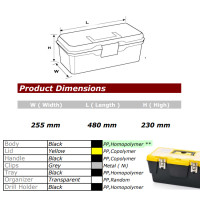 PORT-BAG شنطة عدة غطاء درج - قفل حديد 19" تركي - META ML.03