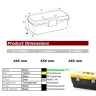PORT-BAG شنطة عدة غطاء درج - قفل حديد 22" تركي - META ML.04