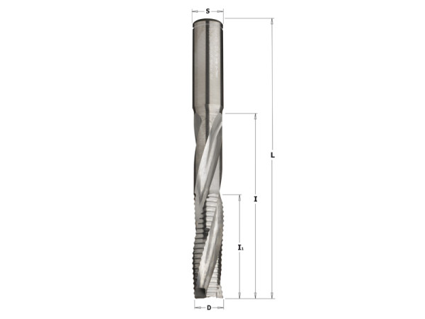 CMT 195.162.11 بنطة حلزوني يمين LOCKSET SPIRAL BIT