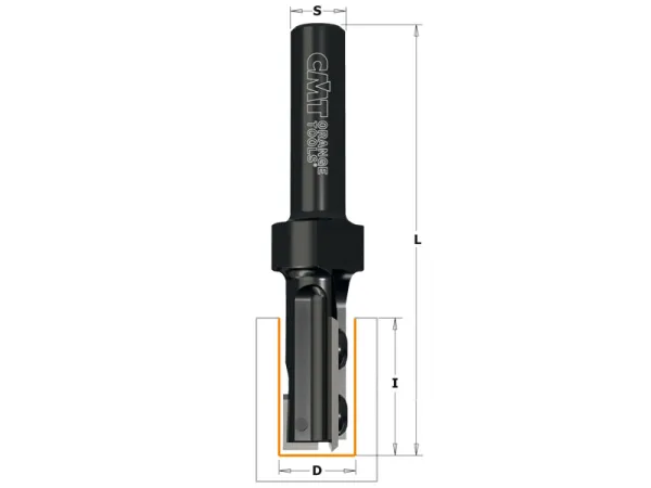 653.701.11 Straight bit wknives Z1+1S=20x49.5 RH-SP-CMT بنطة مستقيمة مع سكاكين قابلة للاستبدال