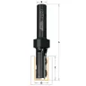 653.701.11 Straight bit wknives Z1+1S=20x49.5 RH-SP-CMT بنطة مستقيمة مع سكاكين قابلة للاستبدال