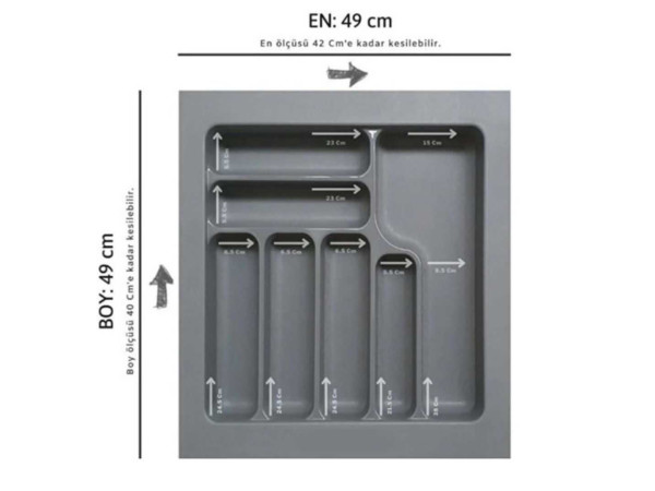 تقسيم معالق 55 سم  STARAX تركي